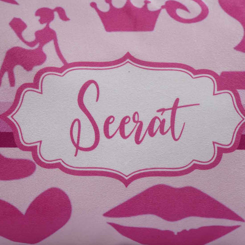 Personalized Pink Printed Pillow - Uncommongifts.in